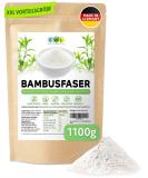 EWL natural products bamboo fibers 1100g XXL advantage package production and production in Germany -controlled quality bamboo fiber flour fein and gently ground 1.1kg bamboo fibers 1.1 kg (1 Pack) - Buy Online on SooperMarket.com