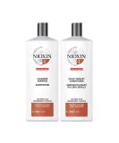 Nioxin System 4 Scalp Cleaning Shampoo & Therapy Conditioner Set for Color Treated Hair with Progressed Thinning - Buy Online on SooperMarket.com