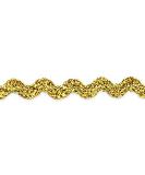 Trims by the Yard 1/8 Metallic Mini Ric Rac Trim | Metallic Gold | (36 yard cut) - Buy Online on SooperMarket.com