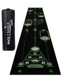 Back 2 Basics Golf | Play-Off Putting Mat | 10 ft | Mimics Real Putting Green | Packed with Drills & Games | Perfect Practice & Training Aid for Indoor or Outdoor | Designed by Golfers for Golfers - Buy Online on SooperMarket.com