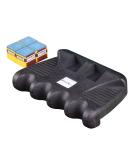 GAMESUN 4 Holes Weighted Pool Cue Holder with 4 Chalks - Cue Sticks Organizer - Buy Online on SooperMarket.com