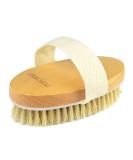 Dry Brushing Body Brush POPCHOSE Natural Bristle Dry Skin Exfoliating Brush Body Scrub for Flawless Skin Cellulite Treatment Lymphatic Drainage and Blood Circulation Improvement Medium Strength - Buy Online on SooperMarket.com