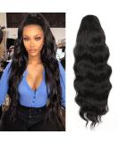 YEESHEDO Long Wavy Drawstring Ponytail Hair Extension for Black Women - Curly Synthetic Hairpiece - Buy Online on SooperMarket.com