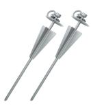 2 Extra Strong Stake Out Spikes For Home Garden Yard Holiday Dog Accessories - Buy Online on SooperMarket.com