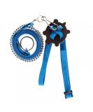 Dongker Turtle Harness and Leash | Adjustable Leather Turtle Control Rope for Walking Pet Turtles - L Blue - Buy Online on SooperMarket.com