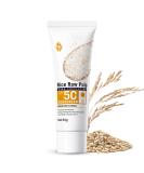 Rice Korean Sunscreen SPF 50+ | Organic Hydrating Moisturizer for Face & Body | No White Cast All Skin Types - Buy Online on SooperMarket.com
