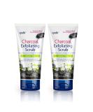Epielle Charcoal Exfoliating Scrub 2pk - Deep Clean Pores Exfoliate & Smooth Skin - International Shipping Available - Buy Online on SooperMarket.com