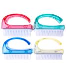 SIDCO Nail Brush Set - 4 Hand Washing Brushes with Handle | Effective Hand & Finger Cleaning Tools for a Sparkling Clean - Buy Online on SooperMarket.com