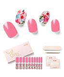 Nailog UV gel nail film - nail film UV hardening 20 pieces - spring flowers - nail ticker Self -adhesive gel strips for manicure in salon quality (season) - Buy Online on SooperMarket.com