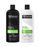 TRESemm  Flawless Curls Shampoo and Conditioner Set  Curly Hair Products with Coconut Oil Leaves Curls Defined  Sulfate Free  Frizz Free  28 Fl Oz Ea - Buy Online on SooperMarket.com