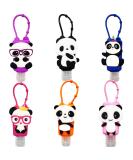 Ulife Mall Portable Children Travel Bottles Set - 6x30ml Refillable Empty Containers for Hand Sanitizer & Soap - Back to School Panda Design - Buy Online on SooperMarket.com