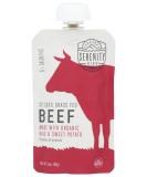 Serenity Kids 6+ Months Baby Food Pouches Puree Made With Ethically Sourced Meats & Organic Veggies | 3.5 Ounce BPA-Free Pouch | Grass Fed Beef, Kale, Sweet Potato | 1 Count Beef 3.5 Ounce (Pack of 1) - Buy Online on SooperMarket.com