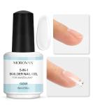 Morovan 5 in 1 Builder Gel for Nails - Clear Strengthener Reinforcing & Shaping Gel Kit with Nail File | International Shipping Available - Buy Online on SooperMarket.com