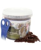 Harrys Horse Magic Braids - Brown Pot | Premium Equestrian Accessories for International Shipping - Buy Online on SooperMarket.com