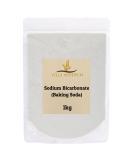 Baking Soda Sodium Bicarbonate 1kg by Villa Nostrum Pure Baking Soda for Baking Cleaning Bath Bombs  - Buy Online on SooperMarket.com