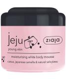 Ziaja Jeju White Body Mousse 200ml - Lightweight and Nourishing Formula - Buy Online on SooperMarket.com