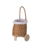 Buy e-Wicker 24 Willow Cart | Pink Basket Trailer for International Shipping - Buy Online on SooperMarket.com