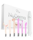 NuDerma Professional Skin Therapy Wand - Portable High Frequency Machine with 6 Wands for Clear, Firm, and Tight Skin - Buy Online on SooperMarket.com
