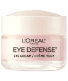 Eye Cream to Reduce Puffiness, Lines and Dark Circles, L'Oreal Paris Skincare Dermo-Expertise Eye Defense Eye Cream with Caffeine and Hyaluronic Acid For All Skin Types, 0.5 oz. - Buy Online on SooperMarket.com