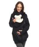 MijaCulture 3-in-1 Maternity Jumper for Baby Carrier Kangaroo Jacket - Schwarz Black S - Buy Online on SooperMarket.com