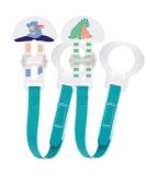 MAM Soother Clips Pack of 2 Baby Soother Chain Fits All MAM Soothers Newborn Essentials (Soothers Not Included) Animals 1 Soother Pack of 2 - Buy Online on SooperMarket.com