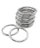 2 Inch Metal Rings for Macrame - 10 Pack Heavy Duty O Rings for Plant Hangers and Dog Collars - 5mm Thick Welded Craft Rings - Buy Online on SooperMarket.com