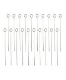 200PCS 1.6inch 304 Stainless Steel Eyepins for Jewelry Making - Buy Online on SooperMarket.com