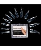BNG Dual Nail Forms 120 Pcs Stiletto Gel Builder - Professional Salon Quality Full Cover Acrylic & Polymer Nails Extension Mold - Buy Online on SooperMarket.com