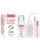 MIELIKKI Lash Cleaning Kit - 100ML Eyelash Extension Shampoo Oil-Free Cleanser with Lash Fan & Brush for Professional & Self Use - International Shipping Available - Buy Online on SooperMarket.com