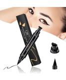 DekRion Winged Eyeliner Stamp & Liquid Liner Set - Black, Waterproof, Long-lasting & Smudgeproof Makeup - Buy Online on SooperMarket.com