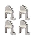 Boat Fender Clips Adjustable Pontoon Boat Square Rail Fender Cleats/Clips/Hangers for Pontoon Bumpers Pontoon Boat Accessories for Bumpers Gray 4 Pack - Buy Online on SooperMarket.com