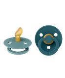 BIBS COLOUR Anatomical Schnuller 2 Pack BPA-Free Dummy-Schnuller jaw-friendly form.Silicone made in Denmark size 1 (0-6 months) Island Sea/Forest Lake - Buy Online on SooperMarket.com