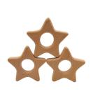 Cartoon Wood Star Teether: Natural Beech Wooden Animal Shape DIY Necklace Pendant (10pcs) - Buy Online on SooperMarket.com
