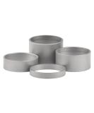 Wanyifa Titanium Headset Spacer 1-1/8 (5-20mm) Pack of 4 - Matte Finish - Buy Online on SooperMarket.com