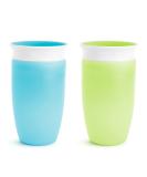Munchkin Miracle 360 Toddler Sippy Cup Green/Blue 10 Oz 2 Count Blue/Green - Buy Online on SooperMarket.com