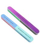 2Pcs Nail Buffer 7-Sided Nail Buffer Blocks Professional Nail Files Manicure Sanding File for Natural Nails Acrylic Nail Polishing Nails - Buy Online on SooperMarket.com