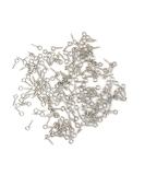 250pcs Silver Small Mini Screw Eyes Pin Tiny Screw-in Hooks Jewelry Metal Ring - Buy Online on SooperMarket.com