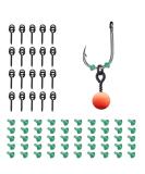 Ottymo 20 Screw Bait & 50 Hook Stopper Bait Screws Stainless High Toughness Carp Fishing Accessories - Buy Online on SooperMarket.com
