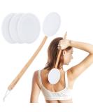 MAQUITA 2 in 1 Back Cream Applicator & Body Brush with Long Handle | Self-Application Back Scrubber with 3 Pads | Portable & Convenient for Travel - Buy Online on SooperMarket.com
