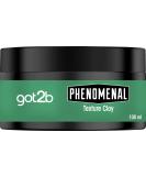 got2b phenomenal texture clay stop 5 (100 ml) hair wax for men gives a phenomenal matt barbershop style suitable for shorter hair vegan formula phenomenal clay - Buy Online on SooperMarket.com