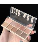 Go Ho 10 Color Matte Eyeshadow Palette - Highly Pigmented Waterproof Shadows in Light Pink & Brown - Spring Warm Collection - Buy Online on SooperMarket.com