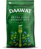 Daawat Extra Long Basmati Rice with Exceptional Length Aromatic Flavour Fluffy Grains Elongates up to 24mm when Cooked Non-Sticky and Ideal for all types of Dishes - 5Kg 5 KG - Buy Online on SooperMarket.com