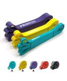 Proiron Resistance Bands Set - Assisted Pull up Bands for Powerlifting & Strength Training - Green/Yellow/Purple (6.7-45kg) - Men and Women - Buy Online on SooperMarket.com