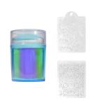 Chameleon Clear Nail Art Stamper Set | Transparent Silicone Marshmallow Stamp & 2 Scrapers for DIY Nail Art Accessories - Buy Online on SooperMarket.com