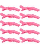 10x Crocodile Hair Clips Barrette Professional Styling Hair Clips Sectioning Clamp for Thick Hair with Nonslip Grip and Wide Teeth for Salon Home Use Women and Girls (Pink) - Buy Online on SooperMarket.com