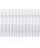 12Pcs 3ml Empty Nail Oil Pens with Brush Tip for Lip Gloss and Eyelash Growth - Transparent Twist Pens for Precise Application (12PCS) - Buy Online on SooperMarket.com