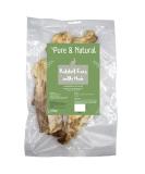 Pure & Natural Rabbit Ears with Fur for Dogs - Natural Dog Chews High Protein Low Fat Hypoallergenic Dog Treats for All Ages - 100g Bag 100 g (Pack of 1) - Buy Online on SooperMarket.com