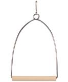Arquivet swing made of metal and wood for birds 12 cm bird toys accessories for birds swing for parrots budgies agapornis accessories for bird cage - Buy Online on SooperMarket.com
