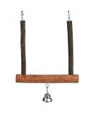 Trixie Natural Living Swinging Trapeze with Bell 15 x 12 centimetre Brown Large - Buy Online on SooperMarket.com