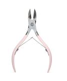 Malva Belle Ingrown Toe Nail Clippers for Thick Nails - Double Spring Tool with Safety Tip Cover - Comfort Grip Handles - Pink - Buy Online on SooperMarket.com